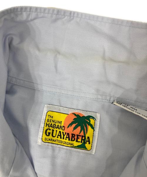 Guayabera（グアヤベラ）guayabera (グアヤベラ) キューバシャツ スカイブルー サイズ:XLの古着・服飾アイテム