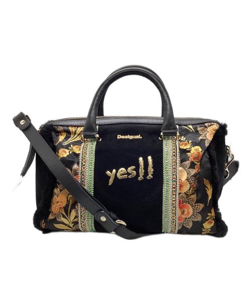 Desigual（デシグアル）Desigual (デシグアル) 2WAYバッグ ブラックの古着・服飾アイテム