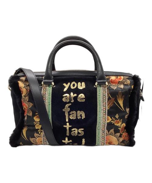 Desigual（デシグアル）Desigual (デシグアル) 2WAYバッグ ブラックの古着・服飾アイテム