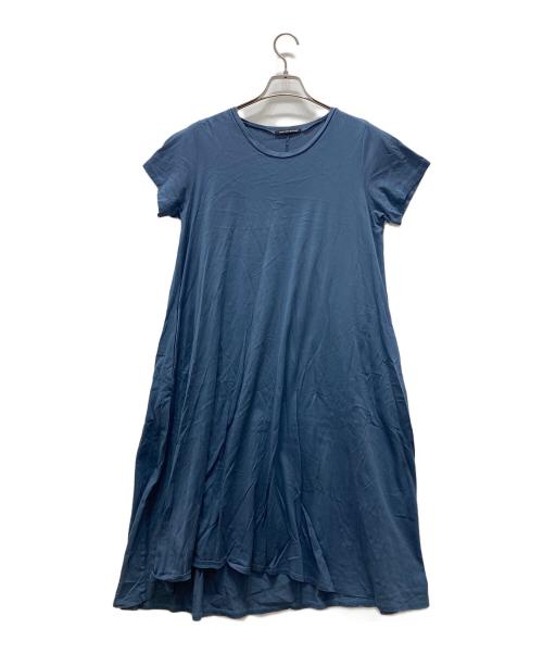 mizuiro-ind（ミズイロインド）mizuiro-ind (ミズイロインド) カットソーワンピース ブルー サイズ:表記無しの古着・服飾アイテム