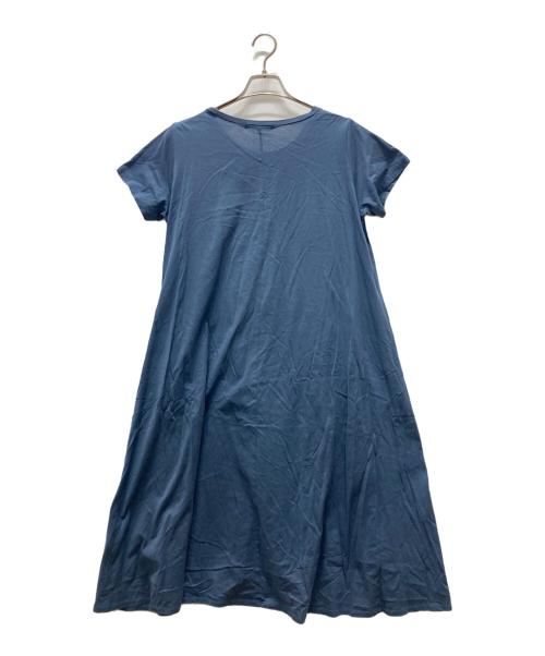 mizuiro-ind（ミズイロインド）mizuiro-ind (ミズイロインド) カットソーワンピース ブルー サイズ:表記無しの古着・服飾アイテム