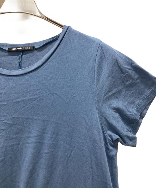 mizuiro-ind（ミズイロインド）mizuiro-ind (ミズイロインド) カットソーワンピース ブルー サイズ:表記無しの古着・服飾アイテム