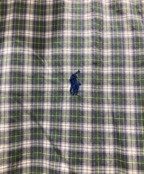 RALPH LAUREN（ラルフローレン）RALPH LAUREN (ラルフローレン) 半袖チェックシャツ グリーン サイズ:Mの古着・服飾アイテム