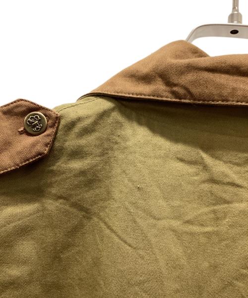 omero（オメロ）omero (オメロ) 半袖サファリシャツ カーキ サイズ:記載なしの古着・服飾アイテム