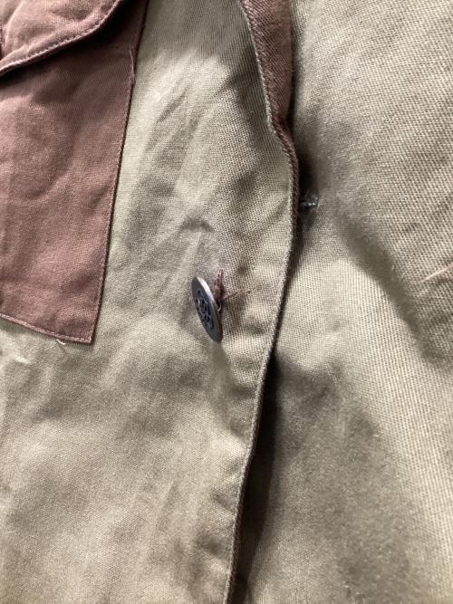 omero（オメロ）omero (オメロ) 半袖サファリシャツ カーキ サイズ:記載なしの古着・服飾アイテム