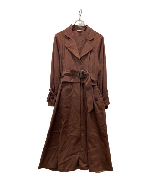 moussy（マウジー）moussy (マウジー) 切替コート ブラウン サイズ:1の古着・服飾アイテム