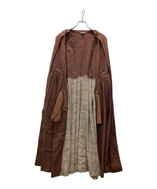 moussy（マウジー）moussy (マウジー) 切替コート ブラウン サイズ:1の古着・服飾アイテム