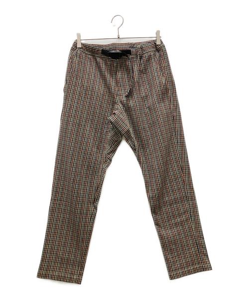 GRAMICCI（グラミチ）GRAMICCI (グラミチ) チェックパンツ ブラウン サイズ:Sの古着・服飾アイテム