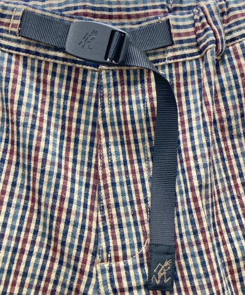 GRAMICCI（グラミチ）GRAMICCI (グラミチ) チェックパンツ ブラウン サイズ:Sの古着・服飾アイテム