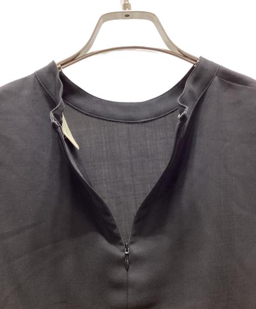 UNITED ARROWS（ユナイテッドアローズ）UNITED ARROWS (ユナイテッドアローズ) ラッフルブラウス ブラック サイズ:Fの古着・服飾アイテム