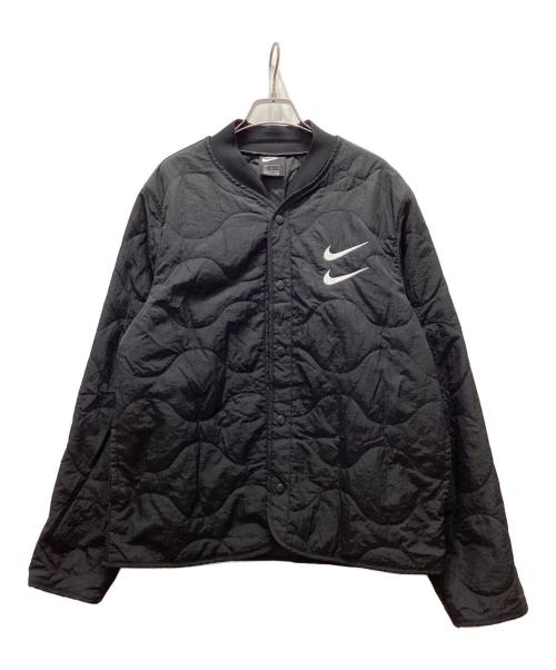 NIKE（ナイキ）NIKE (ナイキ) DOUBLE SWOOSH QUILTEDジャケット ブラック サイズ:Lの古着・服飾アイテム
