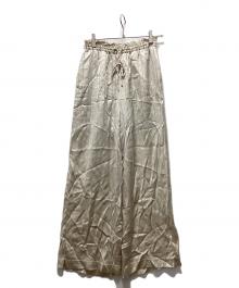 Diagram GRACE CONTINENTAL（ダイアグラム グレースコンチネンタル）の古着「ストライプワイドパンツ」｜カーキ