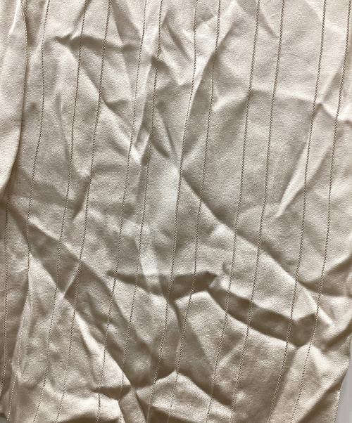 Diagram GRACE CONTINENTAL（ダイアグラム グレースコンチネンタル）Diagram GRACE CONTINENTAL (ダイアグラム グレースコンチネンタル) ストライプワイドパンツ カーキ サイズ:36の古着・服飾アイテム