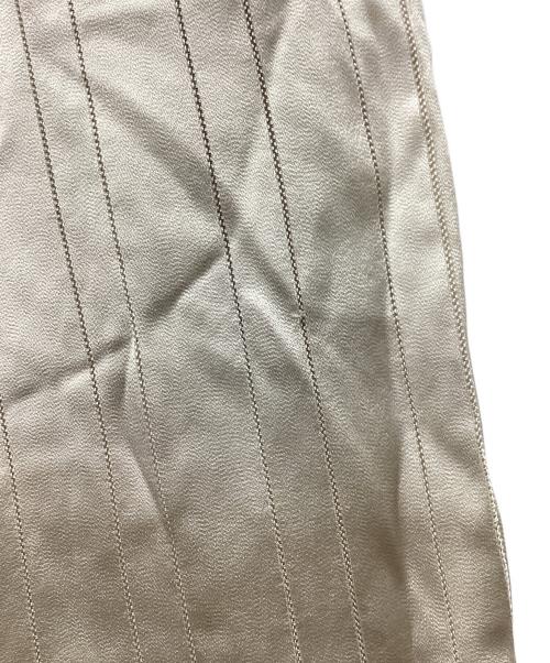 Diagram GRACE CONTINENTAL（ダイアグラム グレースコンチネンタル）Diagram GRACE CONTINENTAL (ダイアグラム グレースコンチネンタル) ストライプワイドパンツ カーキ サイズ:36の古着・服飾アイテム