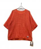 ARMY TWILLアーミーツイル）の古着「Cotton Mesh T-shirts」｜オレンジ