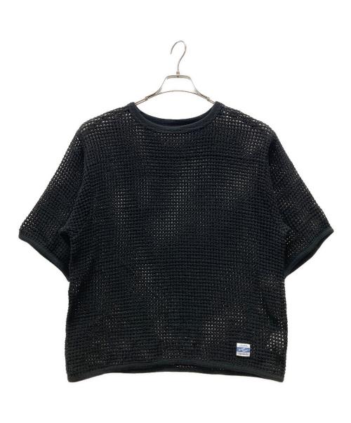 ARMY TWILL（アーミーツイル）ARMY TWILL (アーミーツイル) Cotton Mesh T-shirts ブラック サイズ:Sの古着・服飾アイテム