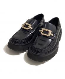 Salvatore Ferragamo（サルヴァトーレ フェラガモ）の古着「INGRID ローファー」｜ブラック