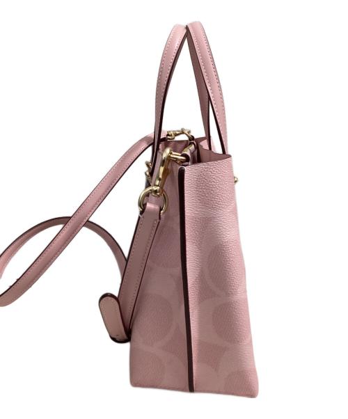 COACH（コーチ）COACH (コーチ) モリー トート バッグ 25 ピンクの古着・服飾アイテム