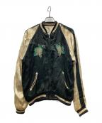 rouge dragonルージュドラゴン）の古着「刺繍スカジャン」｜ブラック