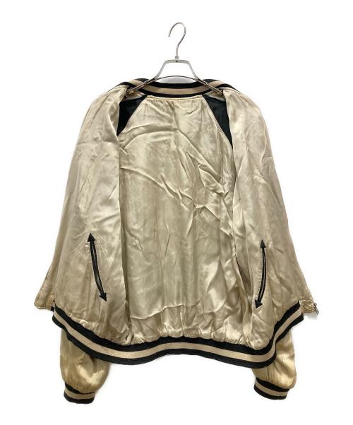 rouge dragon（ルージュドラゴン）rouge dragon (ルージュドラゴン) 刺繍スカジャン ブラック サイズ:Lの古着・服飾アイテム