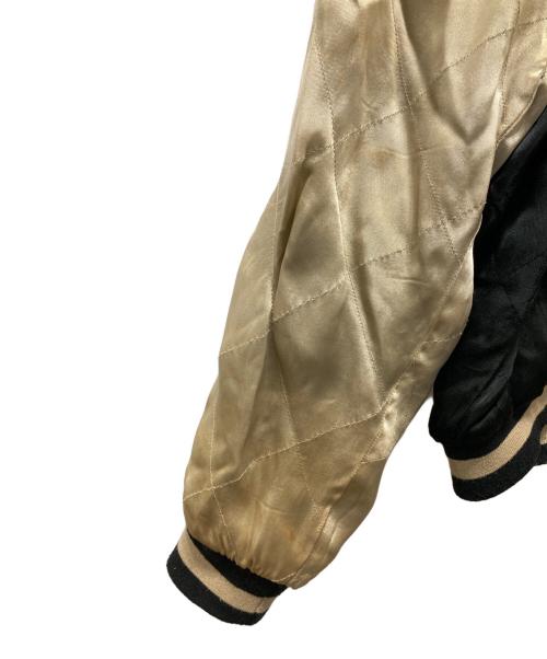 rouge dragon（ルージュドラゴン）rouge dragon (ルージュドラゴン) 刺繍スカジャン ブラック サイズ:Lの古着・服飾アイテム