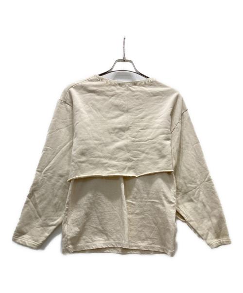 ETRE TOKYO（エトレトウキョウ）ETRE TOKYO (エトレトウキョウ) スリットスリーブ2ピーススウェット アイボリー サイズ:FREEの古着・服飾アイテム