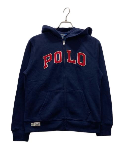POLO RALPH LAUREN（ポロ・ラルフローレン）POLO RALPH LAUREN (ポロ・ラルフローレン) ジップパーカー ネイビー サイズ:Lの古着・服飾アイテム