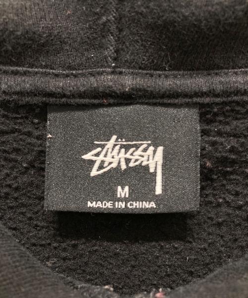 stussy（ステューシー）stussy (ステューシー) プルオーバーパーカー ブラック サイズ:Mの古着・服飾アイテム