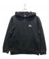 stussy（ステューシー）の古着「プルオーバーパーカー」｜ブラック