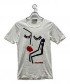 DSQUARED2ディースクエアード）の古着「プリントTシャツ」｜ホワイト