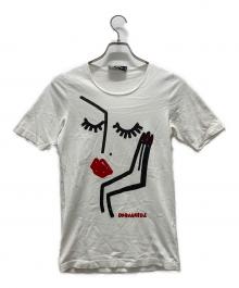 DSQUARED2（ディースクエアード）の古着「プリントTシャツ」｜ホワイト