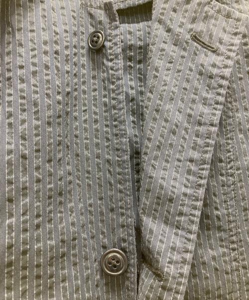 J.PRESS（ジェイプレス）J.PRESS (ジェイプレス) 段返3Bシアサッカー テーラードジャケット ネイビー サイズ:BLの古着・服飾アイテム