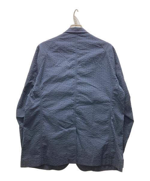 J.PRESS（ジェイプレス）J.PRESS (ジェイプレス) 段返3Bシアサッカー テーラードジャケット ネイビー サイズ:BLの古着・服飾アイテム