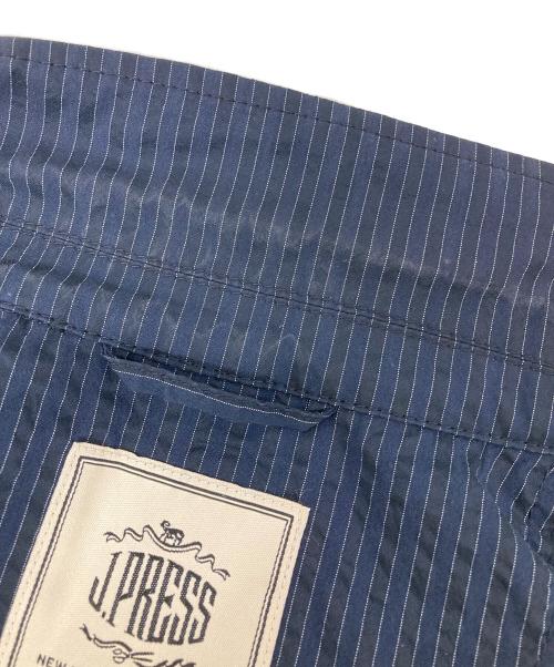 J.PRESS（ジェイプレス）J.PRESS (ジェイプレス) 段返3Bシアサッカー テーラードジャケット ネイビー サイズ:BLの古着・服飾アイテム