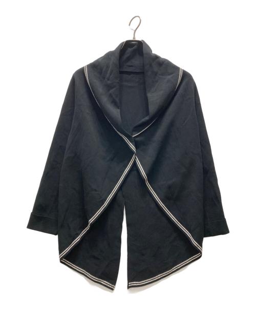 HaaT ISSEY MIYAKE（ハート イッセイ ミヤケ）Haat ISSEY MIYAKE (ハート イッセイ ミヤケ) ロングカーディガン ブラック サイズ:2の古着・服飾アイテム