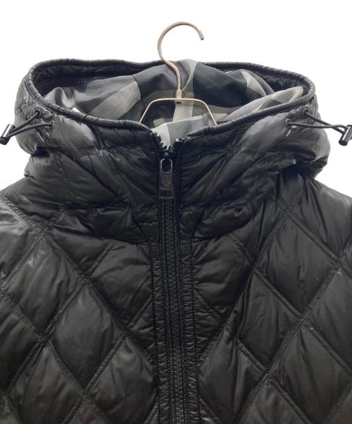 BLACK LABEL CRESTBRIDGE（ブラックレーベル クレストブリッジ）BLACK LABEL CRESTBRIDGE (ブラックレーベル クレストブリッジ) チェック柄ライナー付ダウンジャケット ブラック サイズ:Lの古着・服飾アイテム