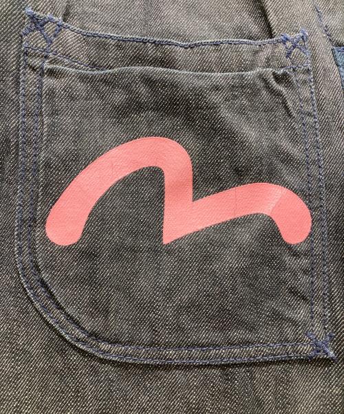 EVISU（エヴィス）EVISU (エヴィス) 新恵美寿神頭カモメペイントオールインワン/つなぎ ネイビー サイズ:42の古着・服飾アイテム