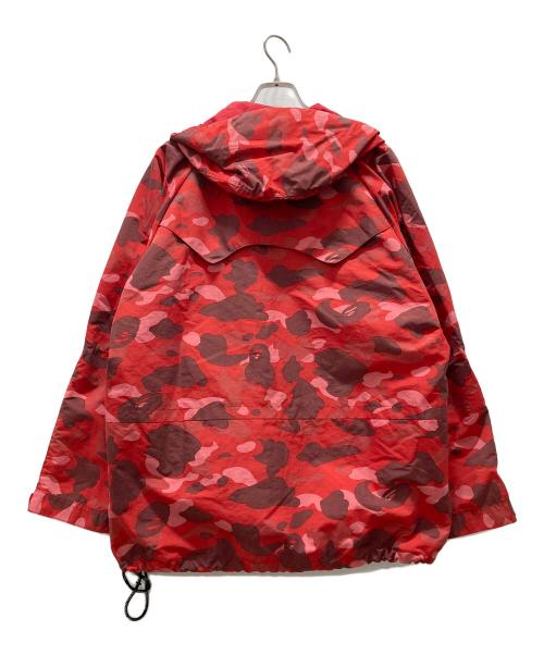 BAPE BY A BATHING APE（ベイプバイアベイシングエイプ）BAPE BY A BATHING APE (ベイプバイアベイシングエイプ) サルカモマウンテンジャケット レッド サイズ:Ⅿの古着・服飾アイテム
