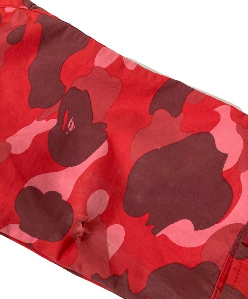 BAPE BY A BATHING APE（ベイプバイアベイシングエイプ）BAPE BY A BATHING APE (ベイプバイアベイシングエイプ) サルカモマウンテンジャケット レッド サイズ:Ⅿの古着・服飾アイテム