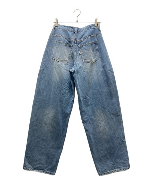 Eongul（ヨングル）Eongul (ヨングル) Curvy Denim/デニムパンツ インディゴ サイズ:Mの古着・服飾アイテム