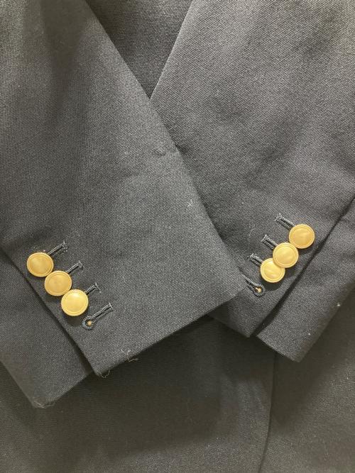 DES PRES（デ プレ）DES PRES (デ プレ) ハードウールオックスフォード ダブルブレストジャケット ネイビー サイズ:FREEの古着・服飾アイテム