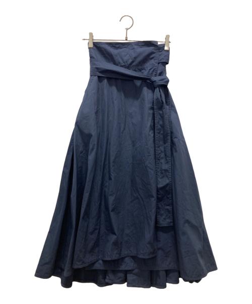 YLEVE（イレーヴ）YLEVE (イレーヴ) ラップスカート ネイビー サイズ:Sの古着・服飾アイテム
