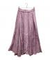 MADISON BLUE（マディソンブルー）の古着「リネンサーキュラースカート」｜ピンク