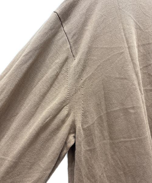 ATON（エイトン）ATON (エイトン) 後ろVネックニット ブラウン サイズ:2の古着・服飾アイテム