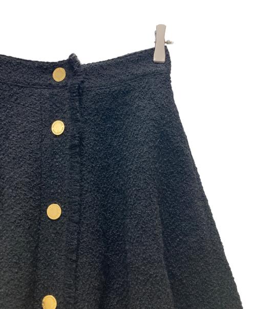 Traditional Weatherwear（トラディショナルウェザーウェア）Traditional Weatherwear (トラディショナルウェザーウェア) ツイードスカート ブラック サイズ:Sの古着・服飾アイテム