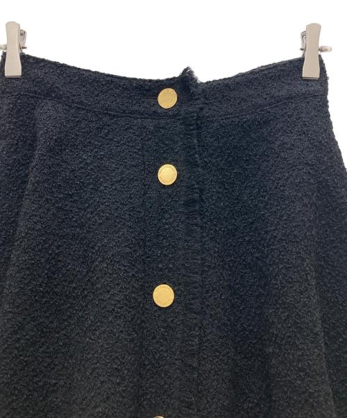 Traditional Weatherwear（トラディショナルウェザーウェア）Traditional Weatherwear (トラディショナルウェザーウェア) ツイードスカート ブラック サイズ:Sの古着・服飾アイテム