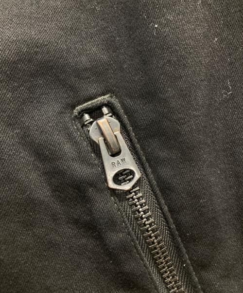 G-STAR RAW（ジースターロゥ）G-STAR RAW (ジースターロゥ) デニムシングルライダースジャケット ブラック サイズ:XSの古着・服飾アイテム