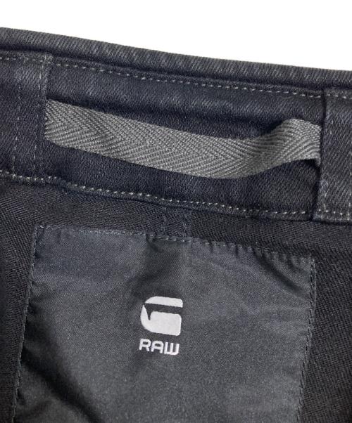 G-STAR RAW（ジースターロゥ）G-STAR RAW (ジースターロゥ) デニムシングルライダースジャケット ブラック サイズ:XSの古着・服飾アイテム