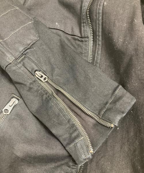 G-STAR RAW（ジースターロゥ）G-STAR RAW (ジースターロゥ) デニムシングルライダースジャケット ブラック サイズ:XSの古着・服飾アイテム