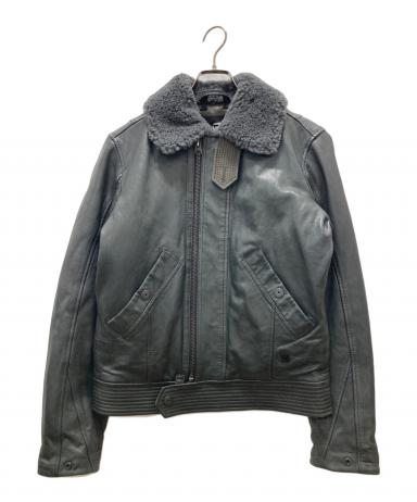 中古・古着通販】G-STAR RAW (ジースターロゥ) ボア襟レザーデニム